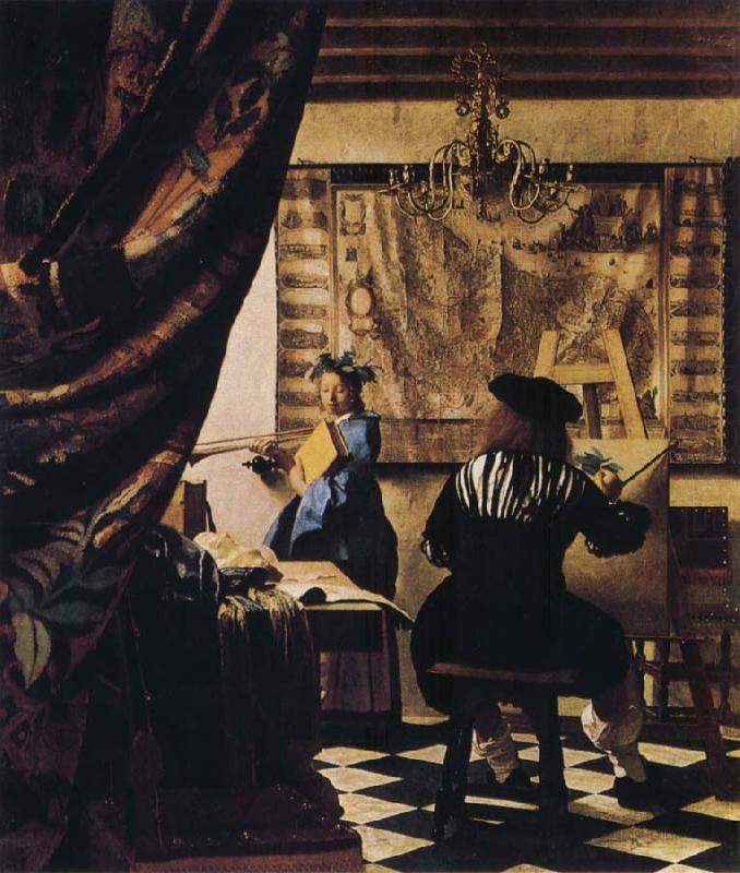 Jan Vermeer Allegory of Painting china oil painting image